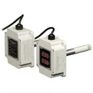 THD-DD2-V Измеритель температуры и влажности горизонтального типа, сенсор 200 мм, c дисплеем, выход DC 1..5 VD